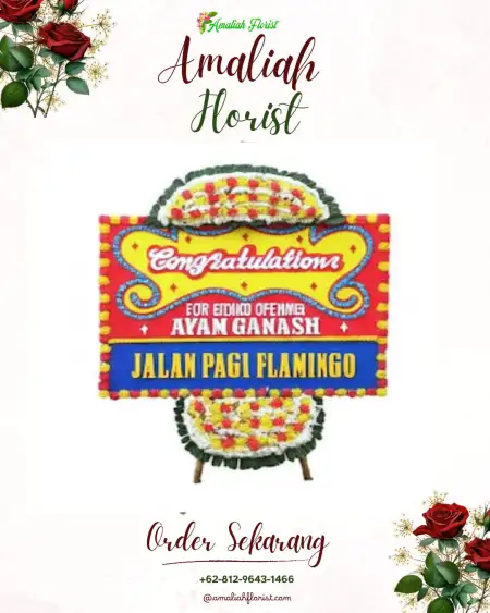 Sewa Papan Bunga Berbeluk